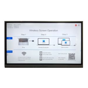 3840*2160P 55" 500W 320cd/m2 LCD Interactive Touch Screen