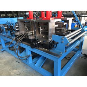 Adjustable Shelf Box Panel Roll Forming Machine 0.8mm Drive By Gearbox