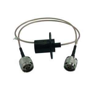 Cheap 1 Circuit Video Signal Slip Ring with 200VDC Voltage and 300rpm Rotating Speed for sale