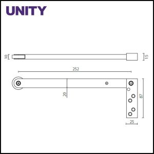 Stainless Steel Flush Bolt Door Accessories for Fire Door Easy Installation