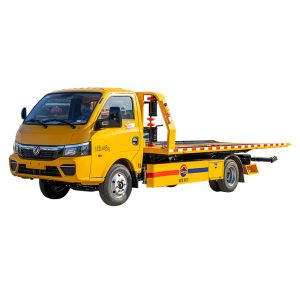 China Dongfeng 0 Degree Flatbed Wrecker Towing Truck Universal Remote Control Tow Trucks Wreckers on sale