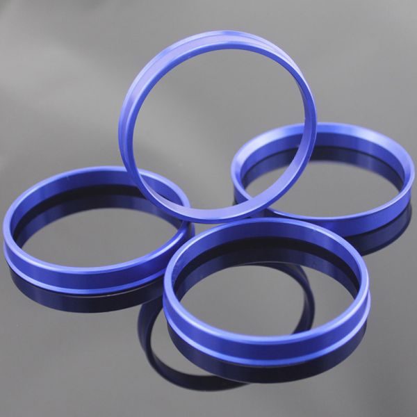 CNC Super Thin Aliuminum 66.6 To 57.1 Hub Centric Rings Anodize Coatings