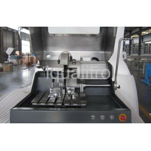 Cutting Section 60mm Manual Type Abrasive Cutter for Long Specimens with Cooling