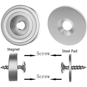 Neomidio Magnets Neodymium Magnetic Cup with Countersunk Hole About 25-30 days
