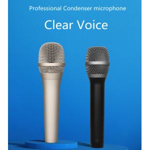 FCC 23.5mm Conference Studio Condenser Microphone For Skype Plug And Play