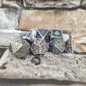 Board game GST Multipurpose metal dice polyhedral Durable DND