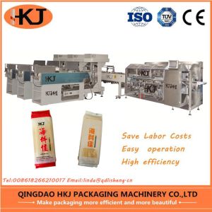 Cheap 2019 New Design Rice Noodle Machine For Spaghetti Packing With Three Weighers for sale
