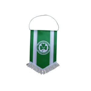 Custom Polyester Personalized Wall Banners Hanging Type 23*38cm With Tassels