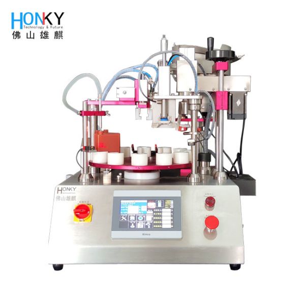 Quality Compact Desktop Automatic Filling Machine with Touchscreen Control for High Accuracy Small-Batch Serum Essential Oil and Lab Samples at 1900 Bottle per hour wholesale
