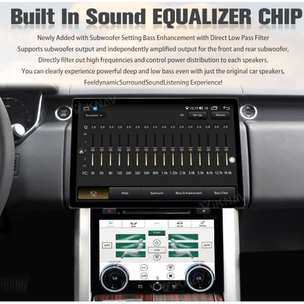 Viknav Car Radio For Range Rover Vogue L405 (2013-2017) 13.6 inch With AC panel Upgrade Multimedia Player Navigation