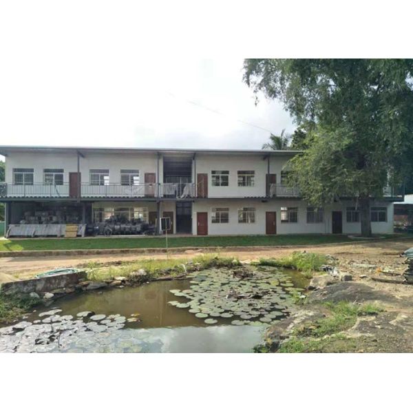 Rock Wool Sandwich Panel Light Steel Structure Building For School High Flexibility