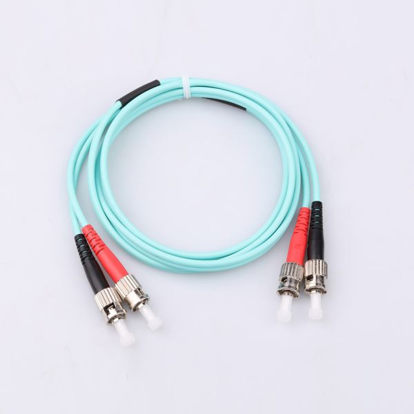 OM4 St To St Fiber Patch Cable Duplex OFNR PVC LSZH 3.0mm