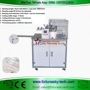 China Full Automatic L Shape PV Ribbon Cutting Bending Machine L Shape PV Ribbon Bender on sale