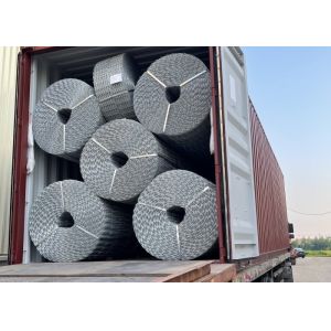 6 Roll Per Bundle Package Galvanized Reinforced Wire Mesh For River Bottom Gas