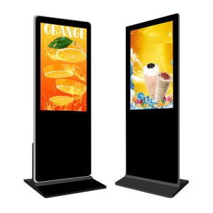 55-inch 16:9 Vertical LCD Digital Signage Machine 4000:1 Contrast Ratio And Wi