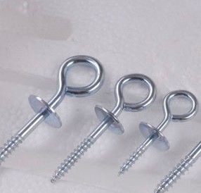 China Small Size Hanging Metal Screw Hooks 3.1×32mm 3.8×42mm Size Long Using Time on sale