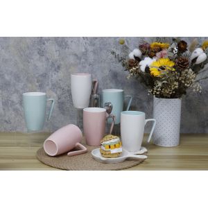 China Glazy gift mug new bone china luxury color  mugs for home and office use ceramic mugs on sale