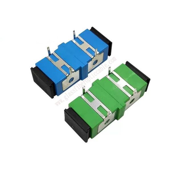Quality Zirconia Sleeve SC APC Fiber Optic Adapter For PCB Circuit Board wholesale