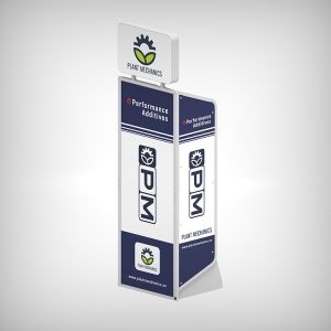 Retail Store Fixture Metal 4-tier Display Stands For Plant Mechanics