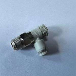 China Convenient Pneumatic Tube Fittings Push-to-Connect and NPT Thread on sale
