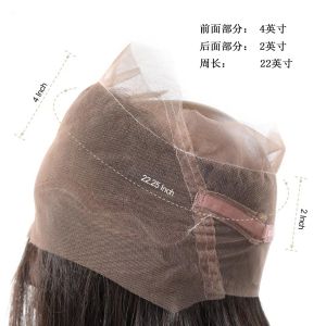 10A Hot popular 100% unprocessed Body wave 360 lace band frontal with pony tail