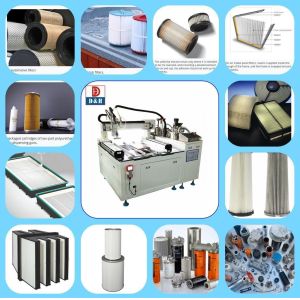 High Precision PU Potting Bonding Machine for Bonding Filter Medium Cores Into