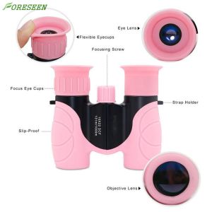 High Resolution Small Kids Toy Binoculars Waterproof For Kids Outdoor Exploratio