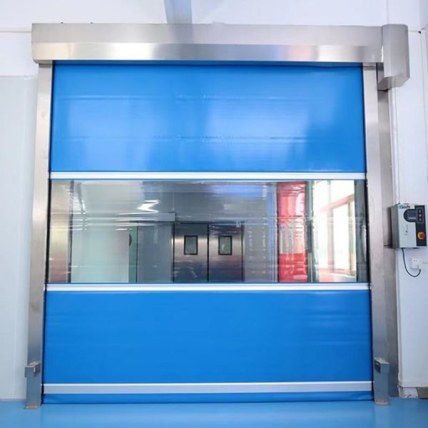 Automatic Shutter Rapid Roller Doors Industrial IP55 Power 0.75KW With Radar Sensor Aluminum