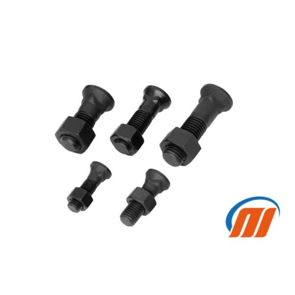 Quality EXCAVATOR BUCKET BOLT NUT M12 M14 M16 M22 GRADE 8.8 12.9 FLANGE GRADER BLADE FASTENERS wholesale