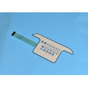Led Medical Equipment Membrane Touch Switch Embossed Customized Shape