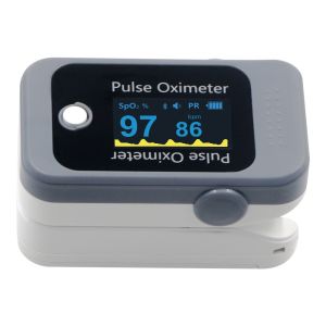 Fingertip Pulse Oximeter with Approx. 30 Hours Battery Life 1bpm Resolution For