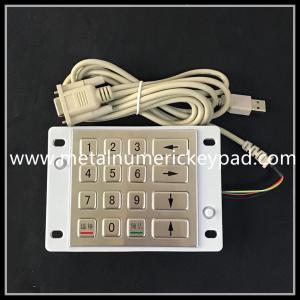 Cheap Waterproof 4X4 Matrix Metal Numeric Keypad 16 Keys R232 Interface for sale
