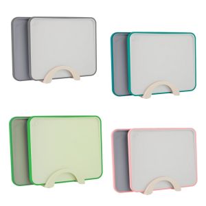 Custom Colored PP Chopping Blocks With Tray Index Plastic Cutting Board Set