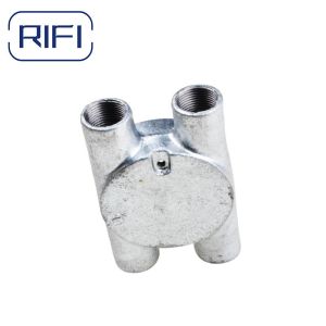Electrical Conduit Circular Junction Box Malleable Iron 20mm 25mm