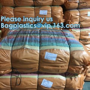 Eco Friendly fabric Laminated Handle, Pp Woven Tote Bag, RPET Coated Foldable