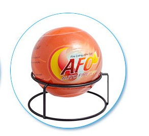 Red 1KG / 1.3KG Fire Extinguisher Ball 15CM Diameter For Fire Protection