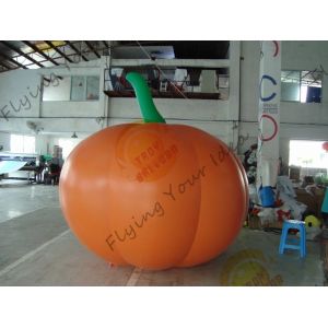 Inflatable Vegetable Shaped Balloons , Air Tight 2.5m Inflatable Pumpkin