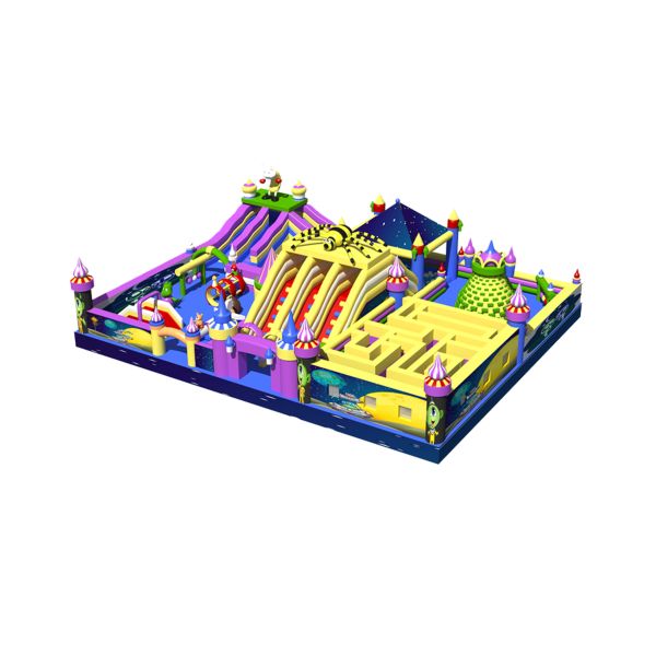 Quality Adventure - Filled Inflatable Castle for Young Explorer Purple Customized wholesale