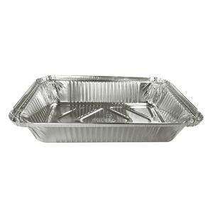 Plastic Type Aluminum Foil Disposable Rectangular Fast Food Takeaway Container