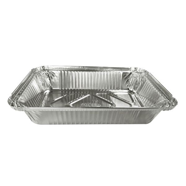 Plastic Type Aluminum Foil Disposable Rectangular Fast Food Takeaway Container