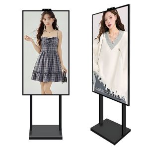 49 Inch High Brightness Floor Stand LCD Screen Digital Signage Advertising