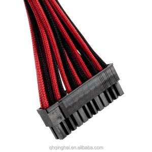 Sleeve Computer Cable Extension Kit - 24-pin ATX Cable Extension + Dual 6+2 Pin