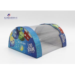 Semicircular Plastic Cylinder Packaging Tubes Unique Design For Bath Gift Set