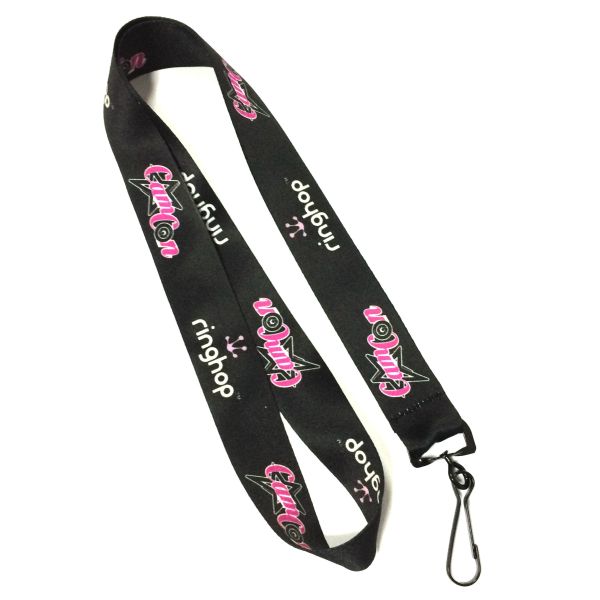Personalized Logo Dye Sublimated Lanyards With Metal Hook , Custom Fashional