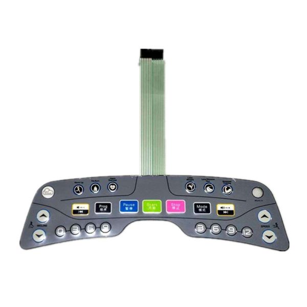 Quality Top Grade Electrical Switches Matrix Matt Polyester Printing Membrane Keyboards wholesale