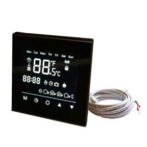 Cheap LCD Digital Programmable Room Thermostat NTC Sensor For Floor Heating System for sale