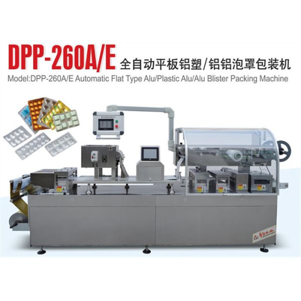 Quality DPP-260E Alu - Alu Blister Packaging Equipment With Step Motor Driving 1200kg wholesale