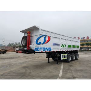 30000 kg Max Payload Rear Tipping Semi Trailer for Heavy Duty Construction