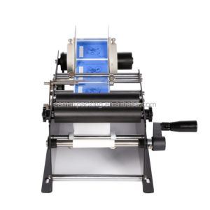 Cheap Easy to Operate Small Sticker Manual Round Bottle Labeling Machinery Label Applicator Machine for sale
