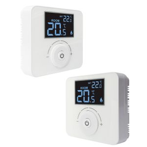 8A 230V Digital Wired Room Thermostat 0℃-40℃ Temperature Range